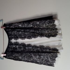 Odille lace tea skirt